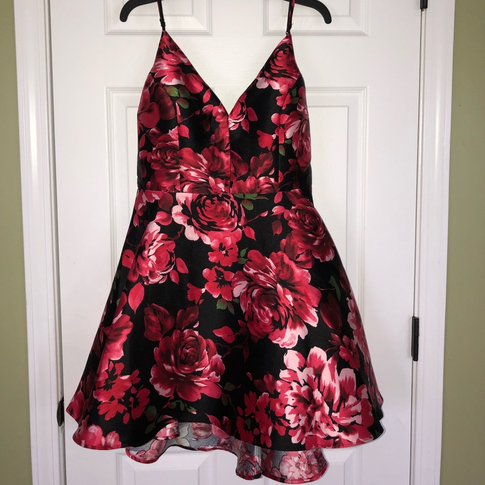 Floral Homecoming Dress